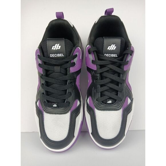 Decibel Shoes Men's Size US 10  Purple/White/Black DBVOL1, New Without Box - Picture 10 of 13